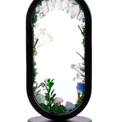 Crystal Garden Decor Lamp for Home Display USB applied